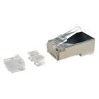 Connecteur RJ45 CAT6A + Pièce auxiliaire - pour câble flexible - blindé