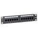 Panneau de brassage de 10 pouces CAT5E UTP - 12 ports