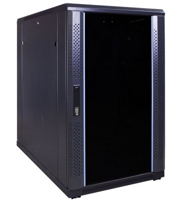 Baie de serveur 18U avec porte en verre 600x1000x1000mm (LXPXH)