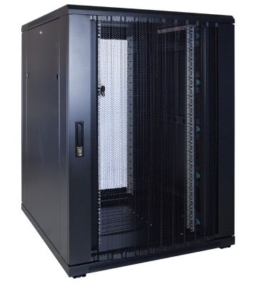 Baie de serveur 22U avec porte perforée 800x1000x1200mm (LXPXH)