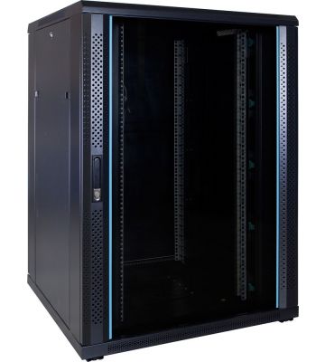 Baie de serveur 22U avec porte en verre 800x800x1200mm (LXPXH)