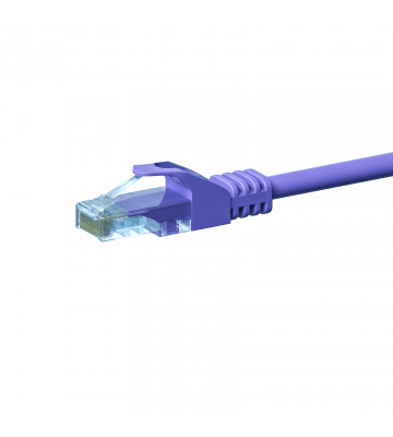 Câble CAT5e UTP CCA violet - 0.50m