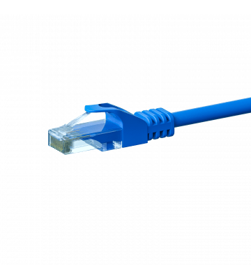 Câble CAT6 UTP CCA bleu - 0.50m