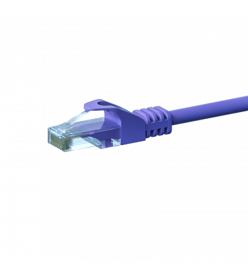Câble CAT6 UTP CCA violet - 2m