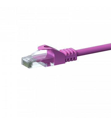 Câble CAT6 UTP CCA rose - 10m