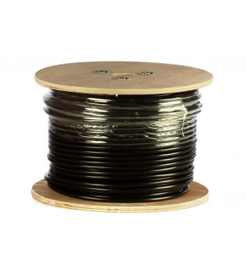 Rouleau câble DANICOM rigide extérieur noir CAT6 FTP PE (FCA) - 100m