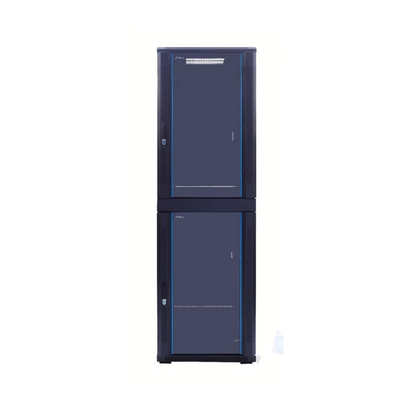 Baie serveur de colocation 42U avec porte en verre- 2x20U - 600x600x2000mm (LxPxH)