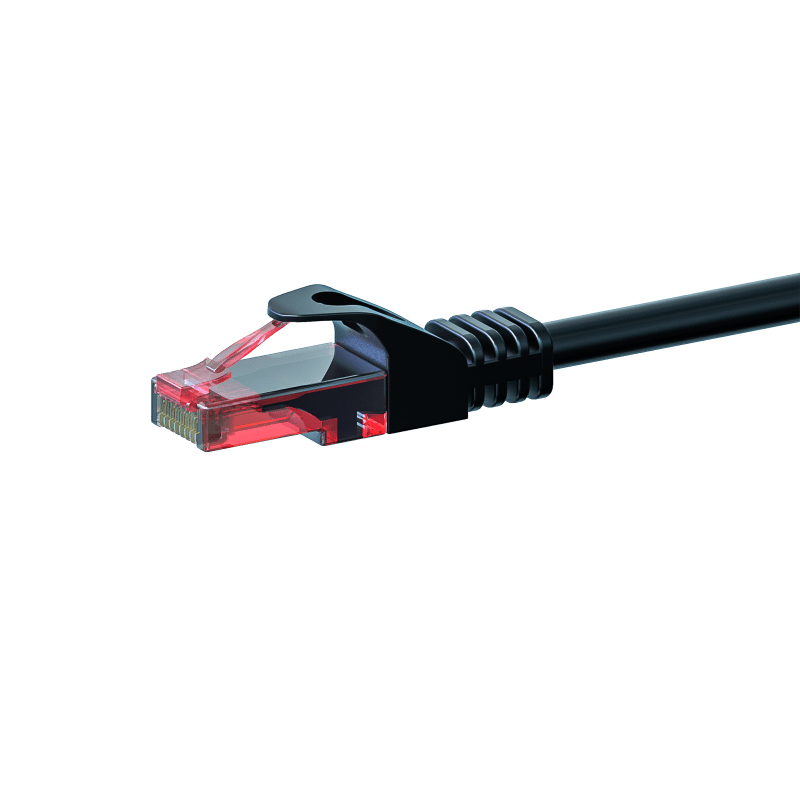 Câble CAT6 UTP 100% cuivre noir - 3m