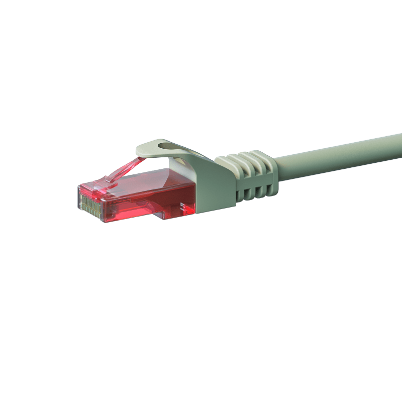 Câble CAT6 UTP 100% cuivre gris - 30m