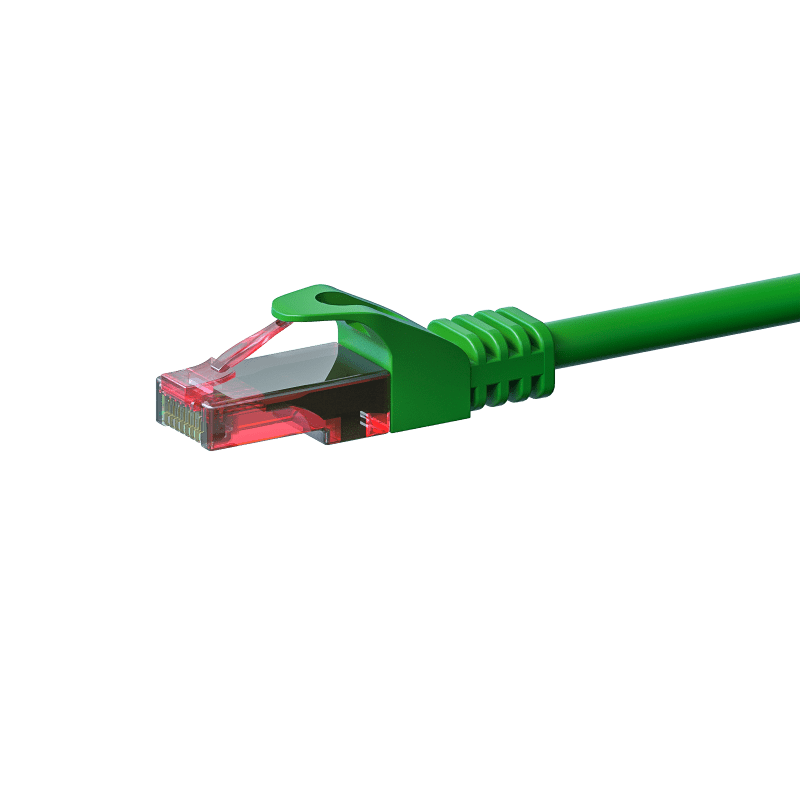 Câble CAT6 UTP 100% cuivre vert - 1.50m