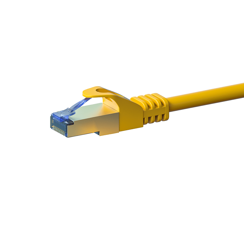 Câble CAT6A S/FTP (PIMF) 100% cuivre jaune - 3m