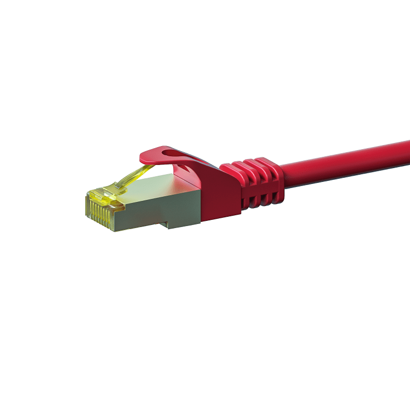 Câble CAT7 SFTP / PIMF Rouge - 7.50m