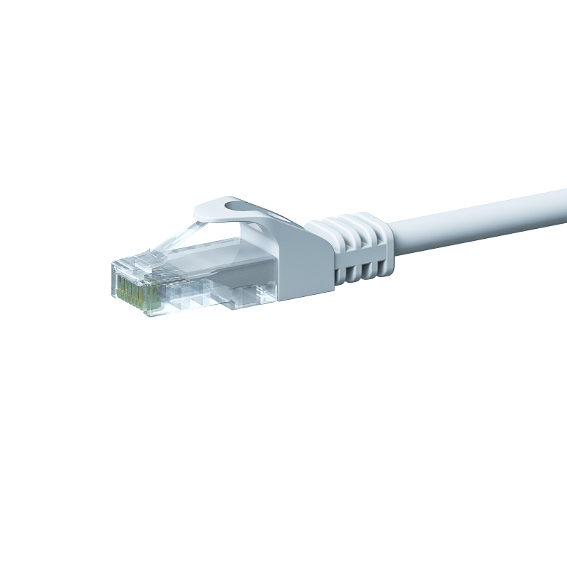 Câble CAT5e UTP CCA blanc - 2m