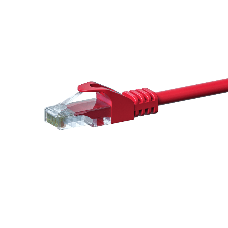 Câble CAT5e UTP CCA rouge - 5m