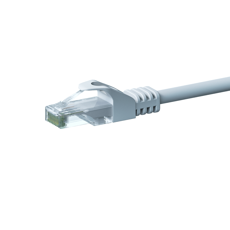 Câble CAT6 UTP CCA blanc - 15m