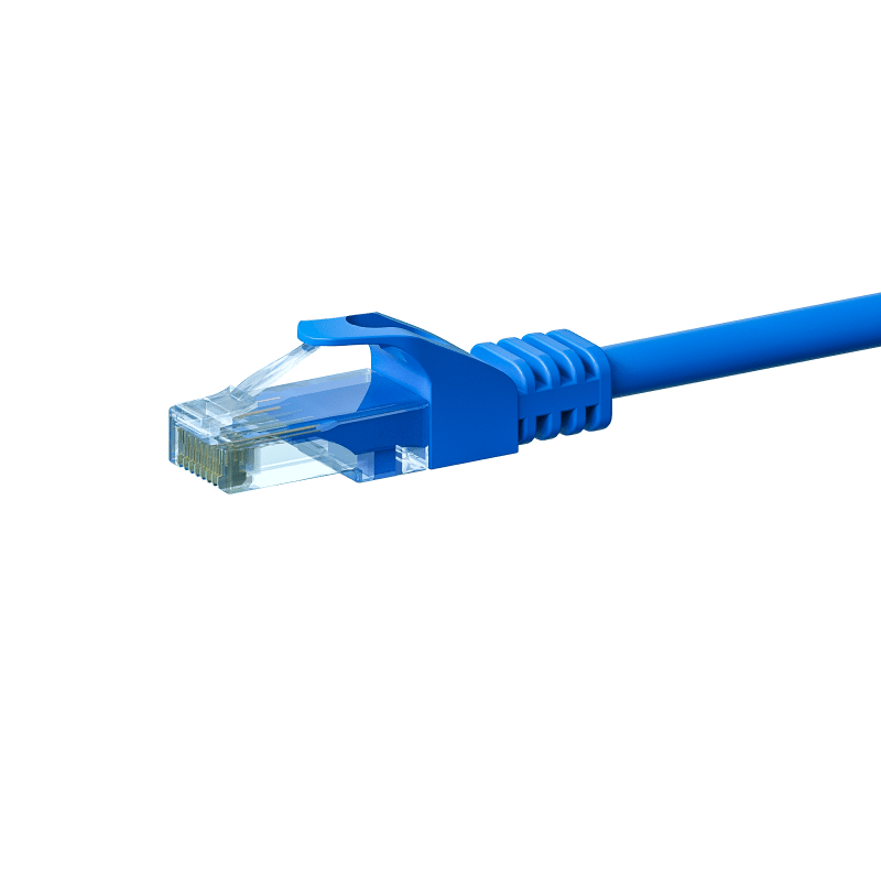 Câble CAT6 UTP CCA bleu - 5m