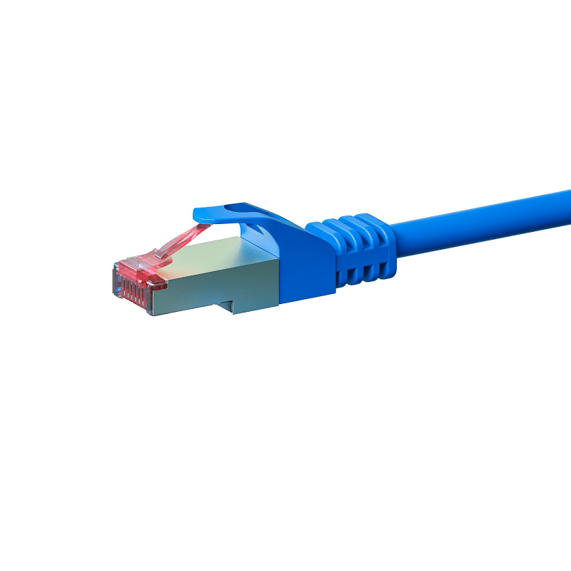 Câble CAT6A UTP 100% cuivre rouge - 0.25m