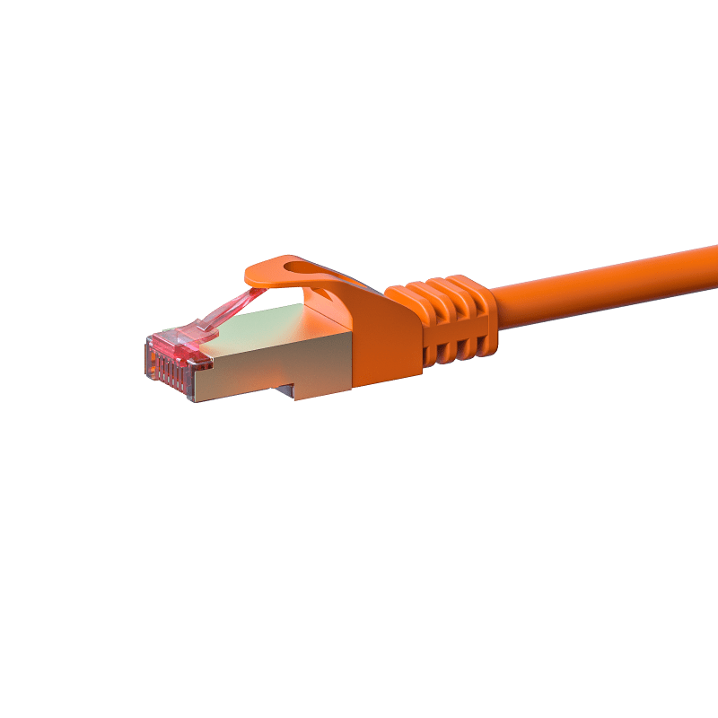 Câble CAT6A UTP 100% cuivre orange - 30m