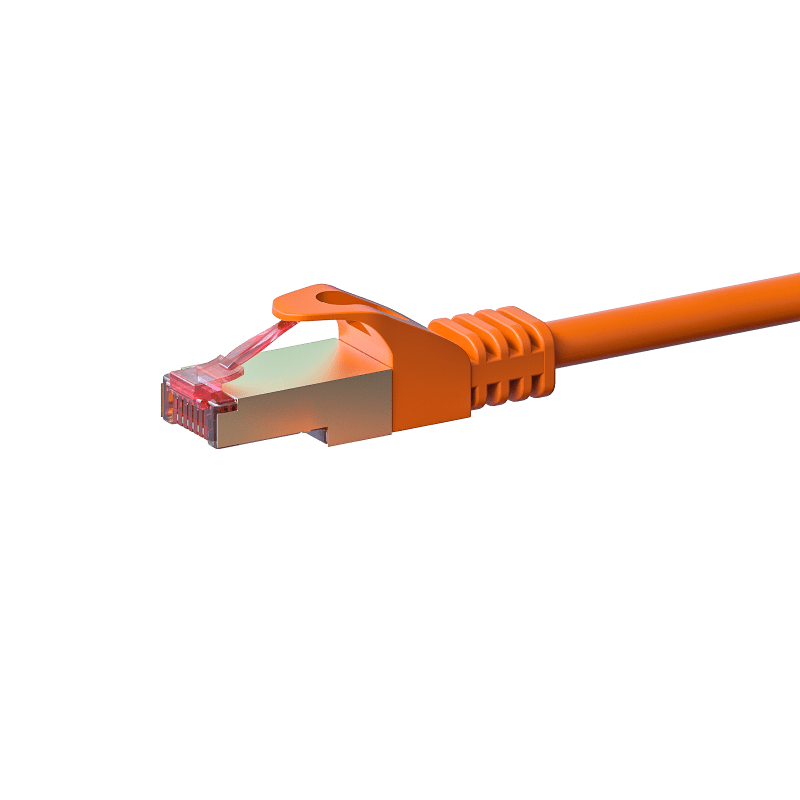 Câble CAT6 SSTP / PIMF Orange - 10m