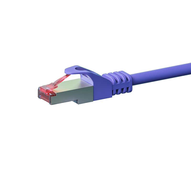 Câble CAT6 SSTP / PIMF Violet - 1m