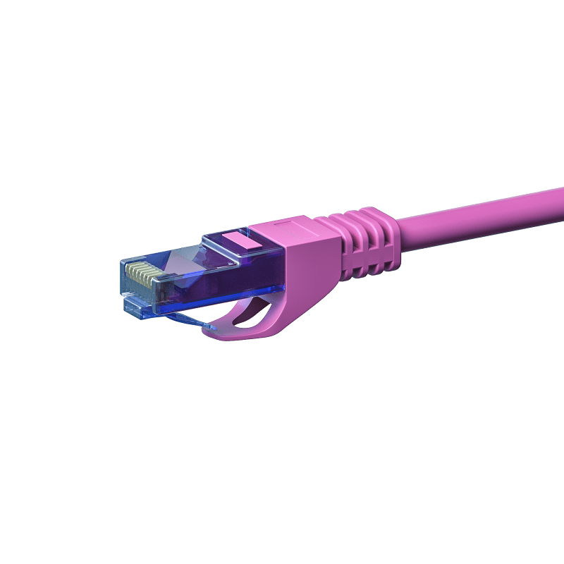 Câble CAT6A UTP 100% cuivre rose - 3m